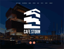 Tablet Screenshot of cafe-storm.com